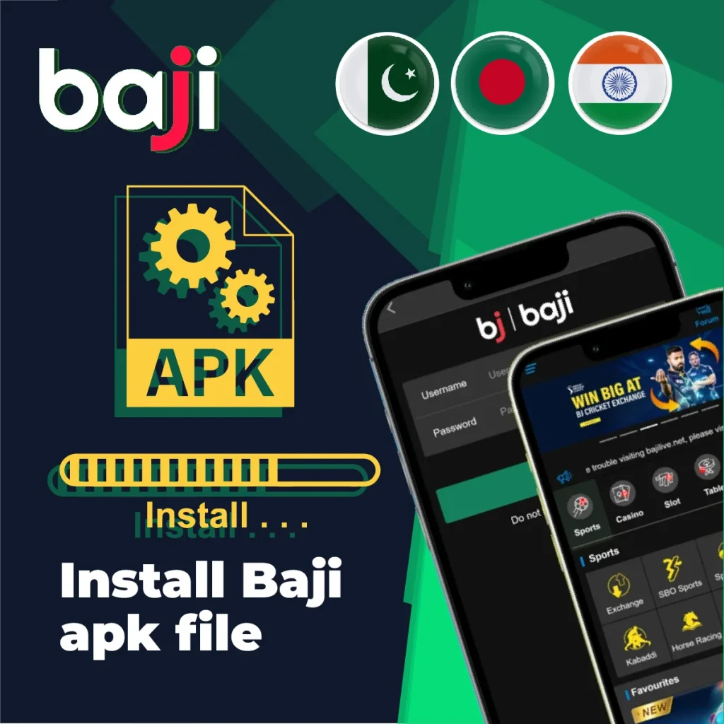 আপনার ডিভাইসে অ্যাপ্লিকেশনটি পেতে Android ডিভাইসে Baji apk ফাইলটি ইনস্টল করুন